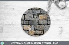 GorgeousTextured Keychain design.