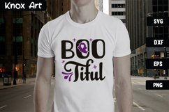 Boo-tiful SVG cut file, Halloween SVG Product Image 1