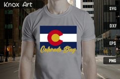 Colorado SVG Cut File - Typography T-Shirt Design Product Image 1