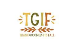 Tgif - Thank Goodness It&#039;s Fall Product Image 1