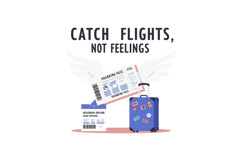 Travel concept with suitcase and boarding passes for t-shirt Product Image 1
