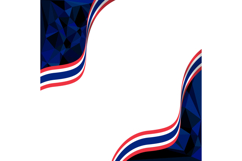 Thai National Flag Day Banner Decoration Template Vector Product Image 1
