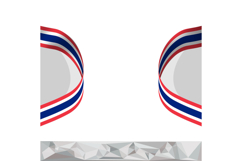 Thai National Flag Day Twibbon Banner Template Graphic Product Image 1