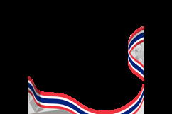 Thai National Flag Day Twibbon Banner Template Vector Product Image 2