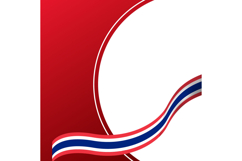 Thai National Flag Day Twibbon Template Background Graphic Product Image 1