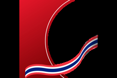 Thai National Flag Day Twibbon Template Background Graphic Product Image 2