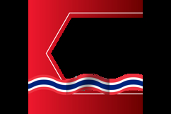 Thai National Flag Day Twibbon Template Background Vector Product Image 2