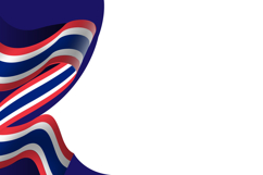 Thai national flag day wave background banner concept Product Image 1