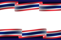Thai national flag day wave background template graphic Product Image 2