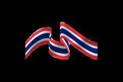 Thai national flag day wave clipart Product Image 2