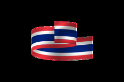 Thai national flag day wave decoration design Product Image 2