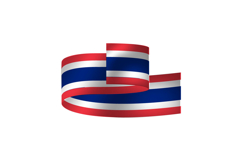 Thai national flag day wave decoration design Product Image 1