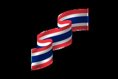 Thai national flag day wave decoration vector Product Image 2