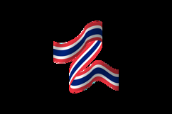 Thai national flag day wave element design Product Image 2