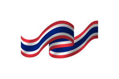 Thai national flag day wave graphic Product Image 1