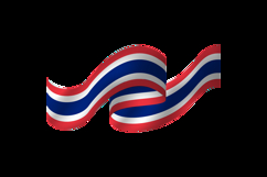 Thai national flag day wave graphic Product Image 2