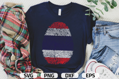 Thailand SVG | Thailand Flag Fingerprint | SVG PNG DXF EPS Product Image 1