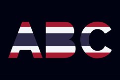 Thaidland flag alphabetic letter mark logos Product Image 1