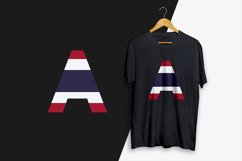 Thaidland flag alphabetic letter mark logos Product Image 2