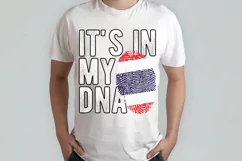 It's in my DNA Thailand Flag Fingerprint PNG Sublimation Product Image 2
