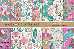 Boho Seamless Digital Paper Bundle Vol 2 Product Image 10