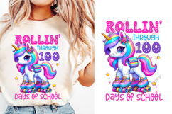 Rollin' through 100 days of school PNG Product Image 1