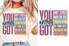 Test Day Png, Teacher Coquette Design PNG, SVG File Product Image 1