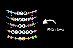 100 Days of School Friendship Bracelets SVG PNG Product Image 2