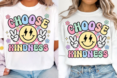 Groovy Smile Face Inspirational Be Kind PNG , Inspirational Product Image 3