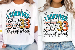 I Survived 67 33 Days of School SVG PNG for Teacher Product Image 3