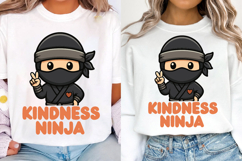 Kindness Ninja Unity Day SVG PNG ,Orange Anti Bullying Svg Product Image 3