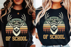 100 Days of School Deer Hunting SVG PNG ,100 Days Of School Product Image 3