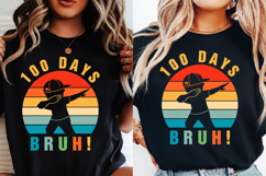 It's 100 Days Bruh Svg , 100 Days Of school Boys Png Product Image 3