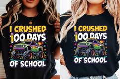 I Crushed 100 Days of School Truck 100th Day of School SVG Product Image 3