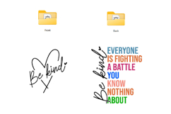 Be Kind Svg , You Matter Svg, Self Love Svg, Motivational Product Image 2