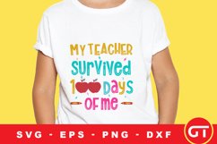 100 Days Of School Design svg Bundle for teacher and school Product Image 5