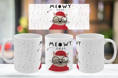Christmas Cat Mug Wrap, Christmas Mug Wrap, Christmas Wrap Product Image 2