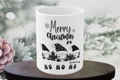 Merry Christmas Gnome Mug Wrap SVG, Gnome Mug Wrap, Mug Wrap Product Image 1