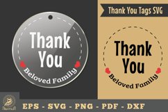 Thank You Beloved Family, Thank You Tags SVG Product Image 1