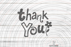 Thank You Cutting File SVG DXF Product Image 1