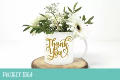Thank You Cake Topper SVG, Thank You SVG for Wedding Sign, teacher appreciation, nurse appreciation