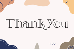 Hollow Charm - Serif Outline Font Product Image 6