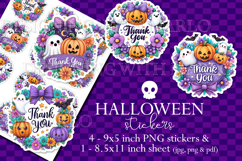 Halloween Stickers, Halloween Thank You Stickers, Business 1 Product Image 1