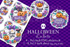 Halloween Stickers, Halloween Thank You Stickers, Business 1 Product Image 1