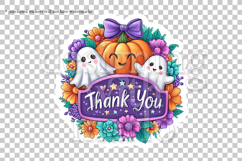 Halloween Stickers, Halloween Thank You Stickers, Business 2 Product Image 2