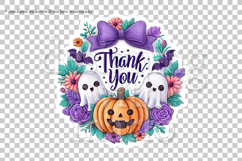 Halloween Stickers, Halloween Thank You Stickers, Business 2 Product Image 4