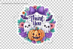 Halloween Stickers, Halloween Thank You Stickers, Business 2 Product Image 4