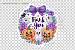 Halloween Stickers, Halloween Thank You Stickers, Business 2 Product Image 5
