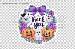 Halloween Stickers, Halloween Thank You Stickers, Business 2 Product Image 5