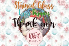 Stained Glass Christmas Lazy Kittens18 PNGs Sublimation Product Image 11